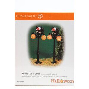 Dept 56 Halloween Village - Gothic Street Lamp